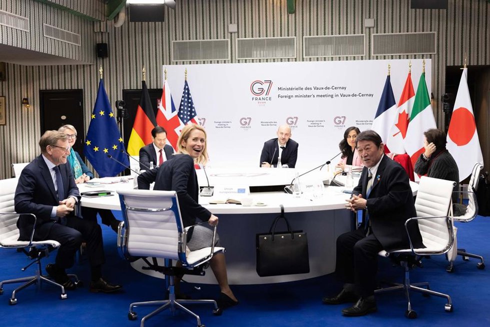 Reunión de los ministros de Exteriores del G7 y la Alta Representante para Política Exterior de la Unión Europea, Kaja Kallas