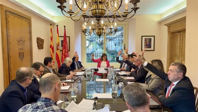 Imagen de la sesión extraordinaria del Pleno del Conselh Generau d'Aran.