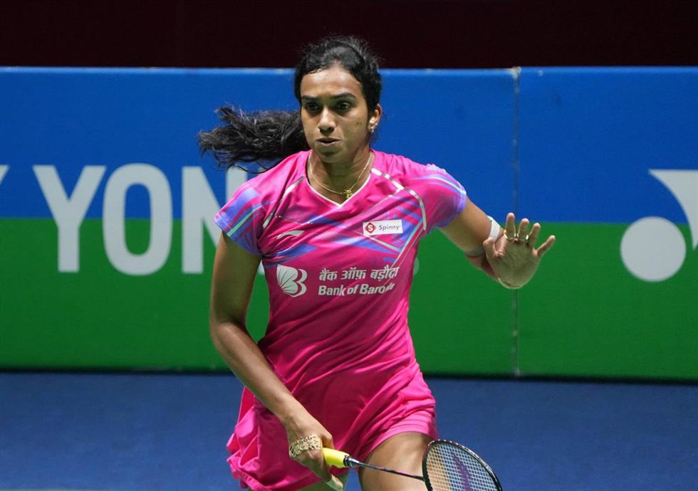 Archivo - La india Pusarla Venkata Sindhu durante un partido