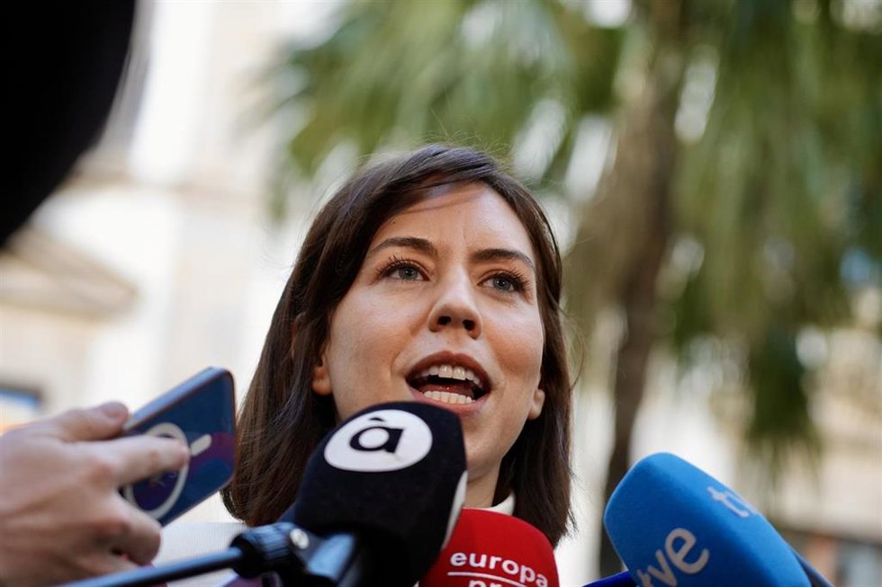 La secretaria general del PSPV, Diana Morant. 