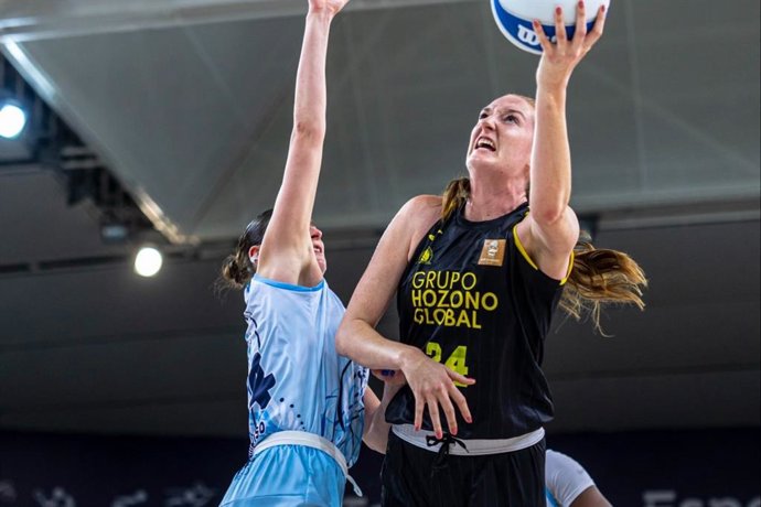 Morgan Bertsch, en un partido con el Hozono Global Jairis.