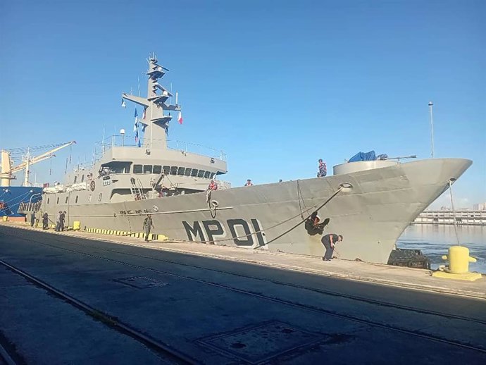 Imagen de un buque de la Armada mexicana