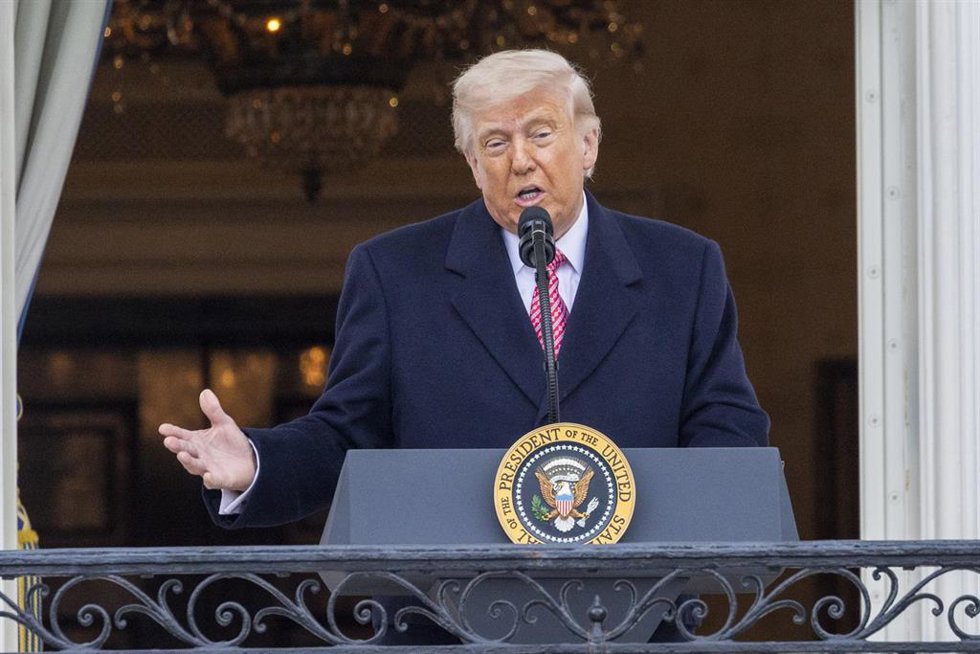 El presidente de Estados Unidos, Donald Trump  