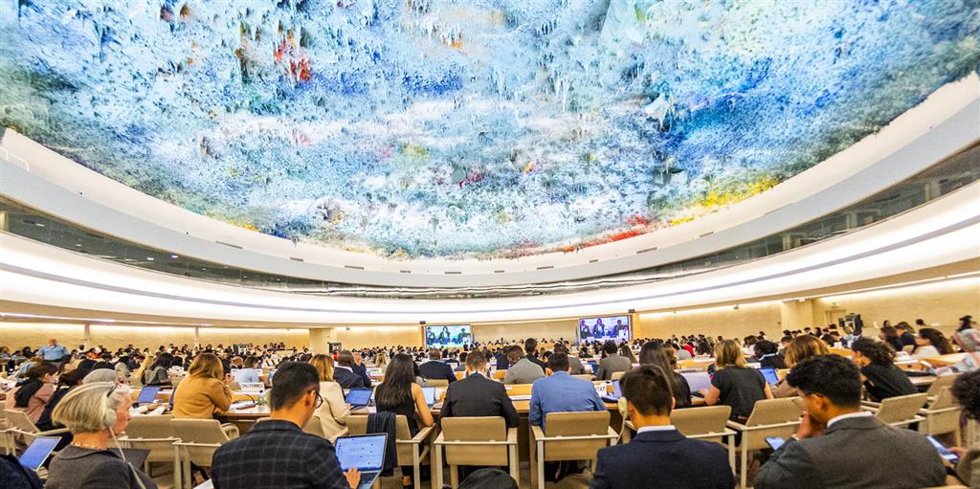 Archivo - Sesión del Consejo de Derechos Humanos de la ONU en junio de 2025