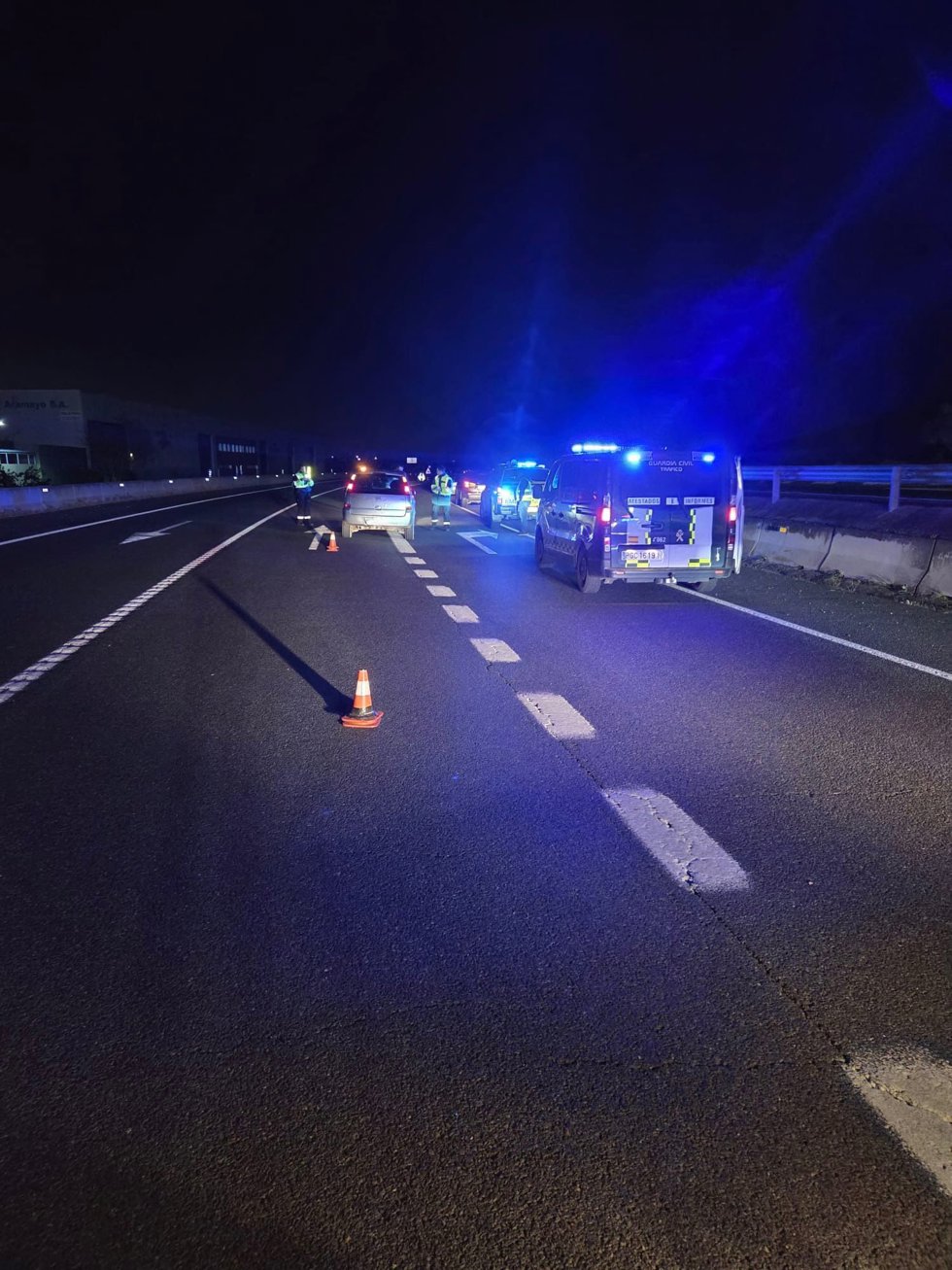 Fallece un peatón tras ser arrollado por un turismo en la N-232, a la altura de Rincón de Soto (La Rioja)