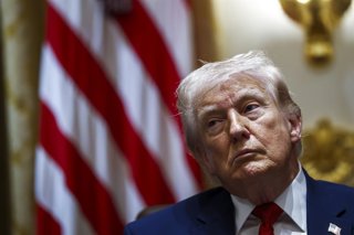 El president d'EUA, Donald Trump, durant una reunió del seu gabinet a la Casa Blanca.