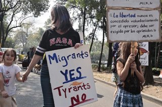 Archivo - Protestas en México contra el ICE (imagen de archivo)