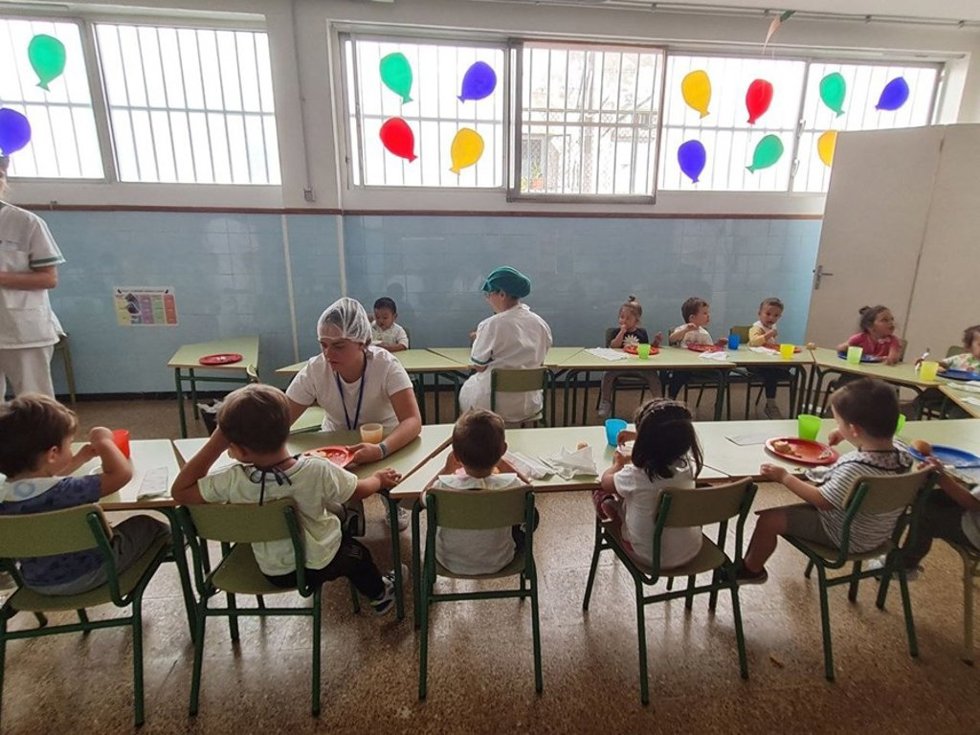 Comedor escuela infantil de Las Palmas de Gran Canaria