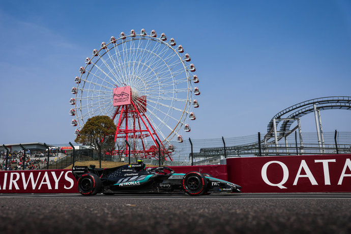 March 28, 2026, Suzuka, Japan: 12 KIMI ANTONELLI Andrea (ita), Mercedes AMG F1 Team W17, action during the Formula 1 Japanese Grand Prix 2026, 3rd round of the 2026 Formula One World Championship from March 27 to 29, 2026 on the Suzuka Circuit, in Suzuka,