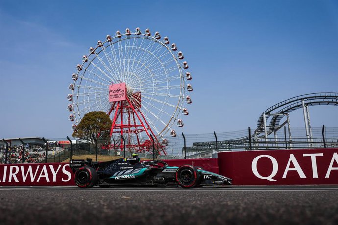 March 28, 2026, Suzuka, Japan: 12 KIMI ANTONELLI Andrea (ita), Mercedes AMG F1 Team W17, action during the Formula 1 Japanese Grand Prix 2026, 3rd round of the 2026 Formula One World Championship from March 27 to 29, 2026 on the Suzuka Circuit, in Suzuka,