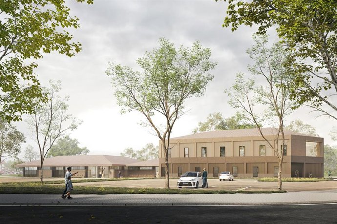 Infografía del nuevo centro de salud de Polanco