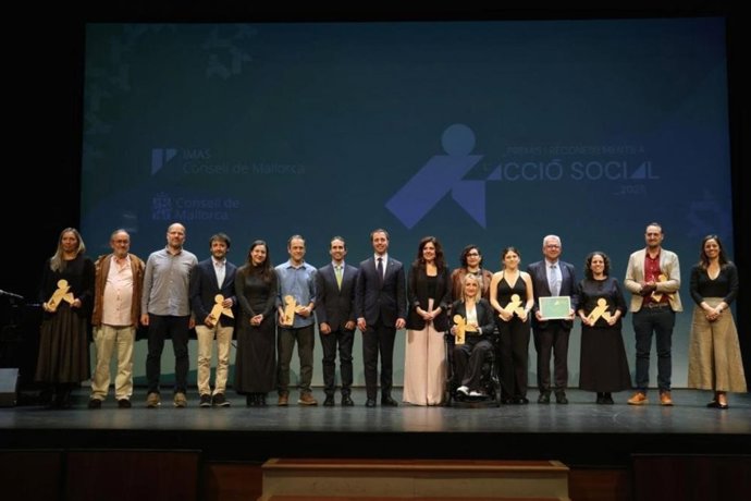 Gala de los Premios y Reconocimientos del Consell de Mallorca a la Acción Social.