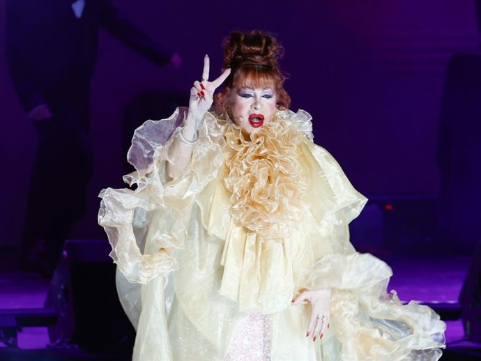 Yurena durante 'El concierto que nunca fue'