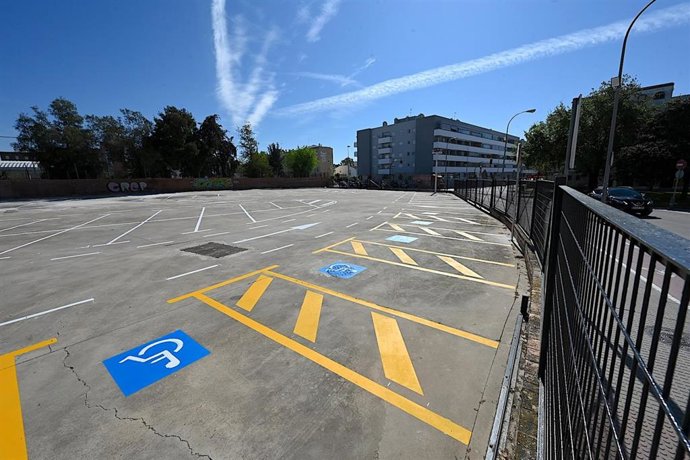 Imagen del aparcamiento de La Plata en Jerez (Cádiz).