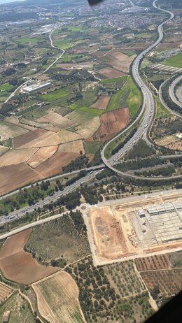 Estat d'una carretera catalana durant l'operació sortida de Setmana Santa