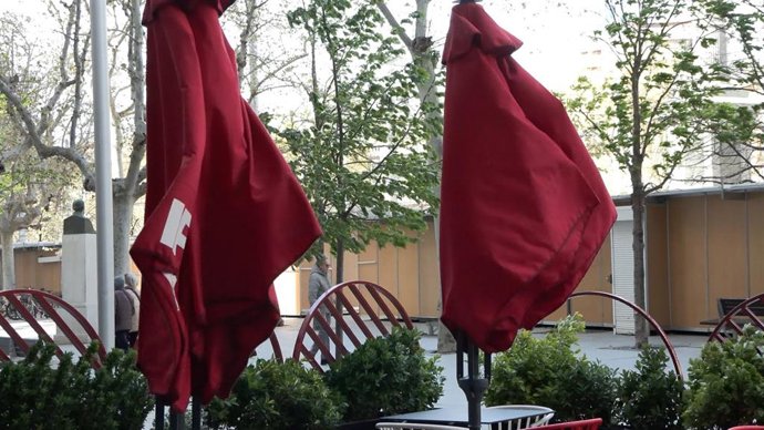 Fuerte racha de viento