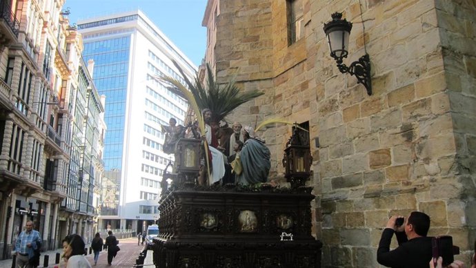 Archivo -  Procesión del Borriquito en Bilbao