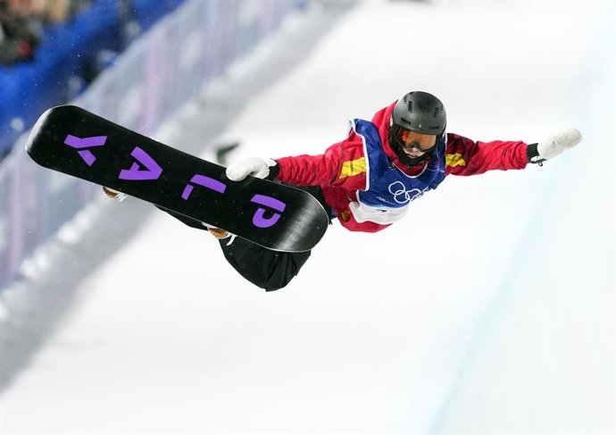 Archivo - La 'rider' española Queralt Castellet en la final de 'halfpipe' de los Juegos Olímpicos de Invierno de Milán-Cortina 2026