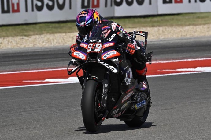 Jorge Martín, durante una carrera en Austin.