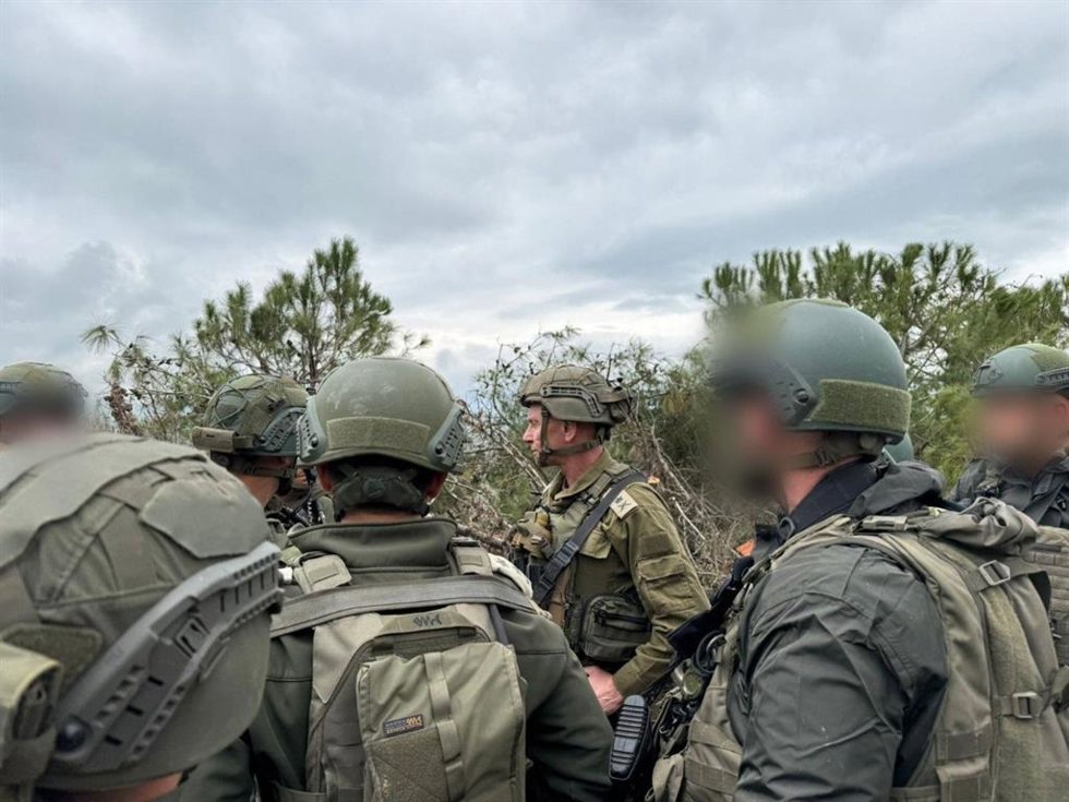 Militares israelíes en el sur de Líbano