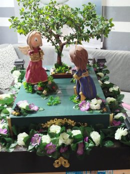 La Oración del Huerto, hecha de goma eva para procesionar el 'La Milagrosa'