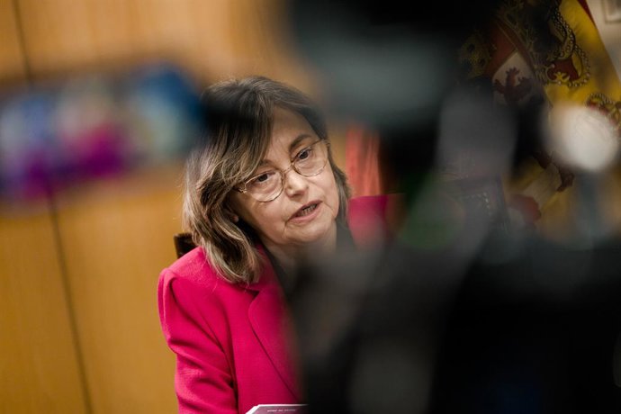 La segunda vocal del Observatorio de Violencia de Género del CGPJ, Esther Erice, durante una entrevista para Europa Press, a 27 de marzo de 2026, en Madrid (España). Esther Erice es magistrada del Consejo General del Poder Judicial (CGPJ) y forma parte de