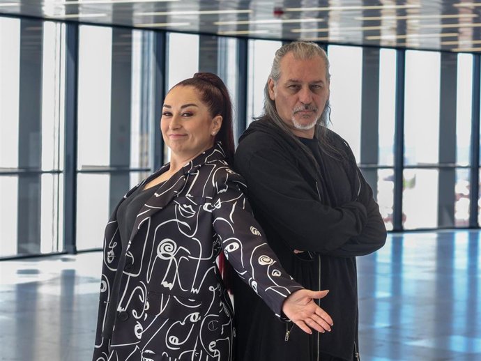 Archivo - Dioni y Ángeles, 'Camela', en la presentación del concierto 'Locos por la música'