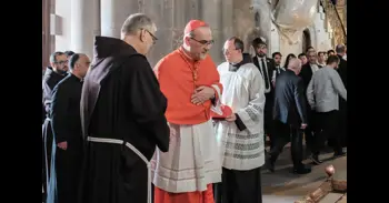 La Policía israelí impide la asistencia del jefe de la Iglesia Católica de Jerusalén a la misa de Ramos