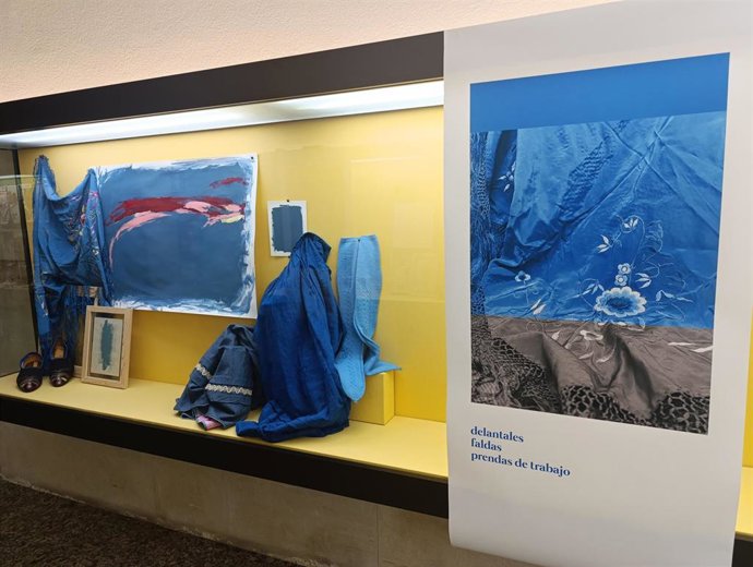 Archivo - Exposición 'Herencia y diálogo. Color e historia' de la artista plástica Virginia Rivas en el Museo Etnográfico Textil 'Pérez Enciso' de Plasencia.