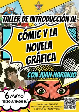 Taller de Introducción al Cómic y la Novela Gráfica previsto en la biblioteca municipal de Alhaurín el Grande.
