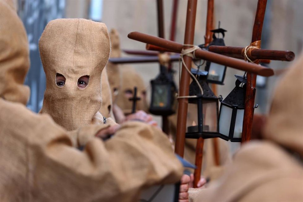 Archivo - Procesión del Cristo de la Sangre.