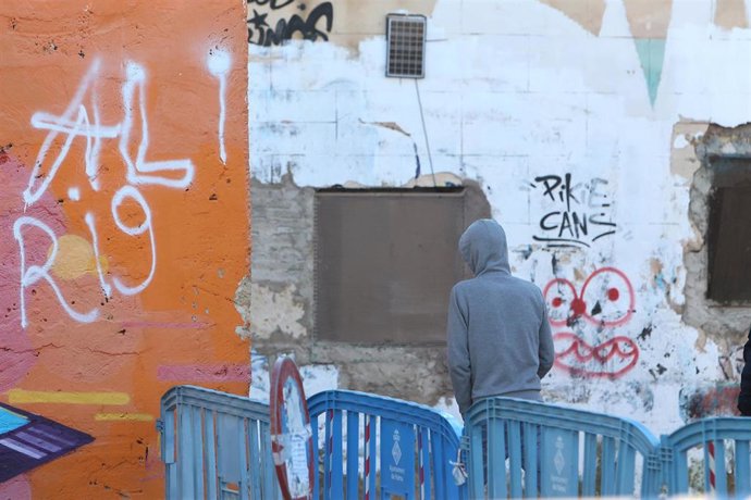 Archivo - Comienzo del proceso de desalojo de la antigua prisión de Palma, a 25 de febrero de 2026, en Palma de Mallorca, Islas Baleares (España). 