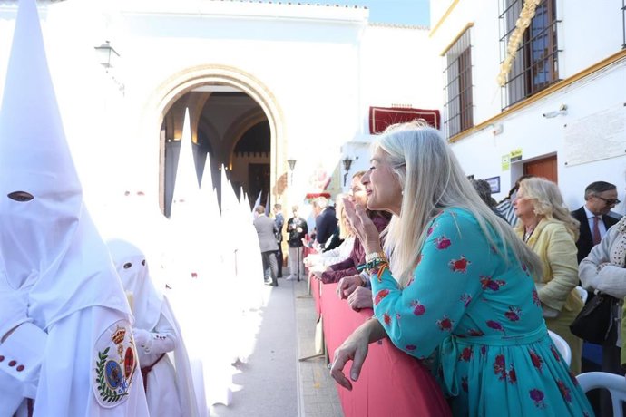 La consejera de Cultura y Deporte, Patricia del Pozo, en el Domingo de Ramos en Sevilla.