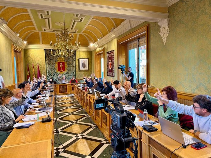 Pleno en el Ayuntamiento.