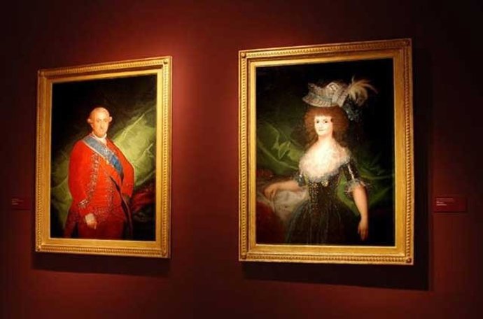 Los dos Goya estuvieron expuestos en el Bellas Artes en 2014.