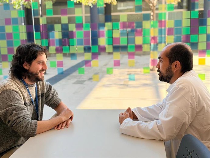 Pareja lingüística del Parc Taulí.