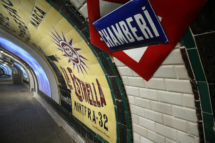 Archivo - Foto de archivo del museo-estación de Chamberí.