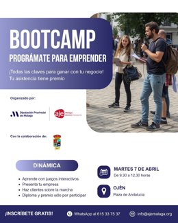 Cartel del proyecto  ‘Bootcamp: prográmate para emprender’