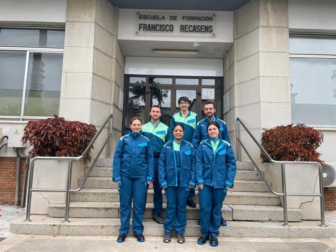 Alumnos del máster de hidrógeno verde de Moeve.