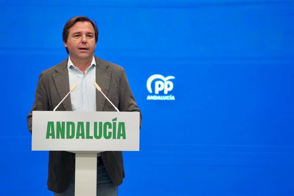 El secretario general del PP-A, Antonio Repullo, este lunes