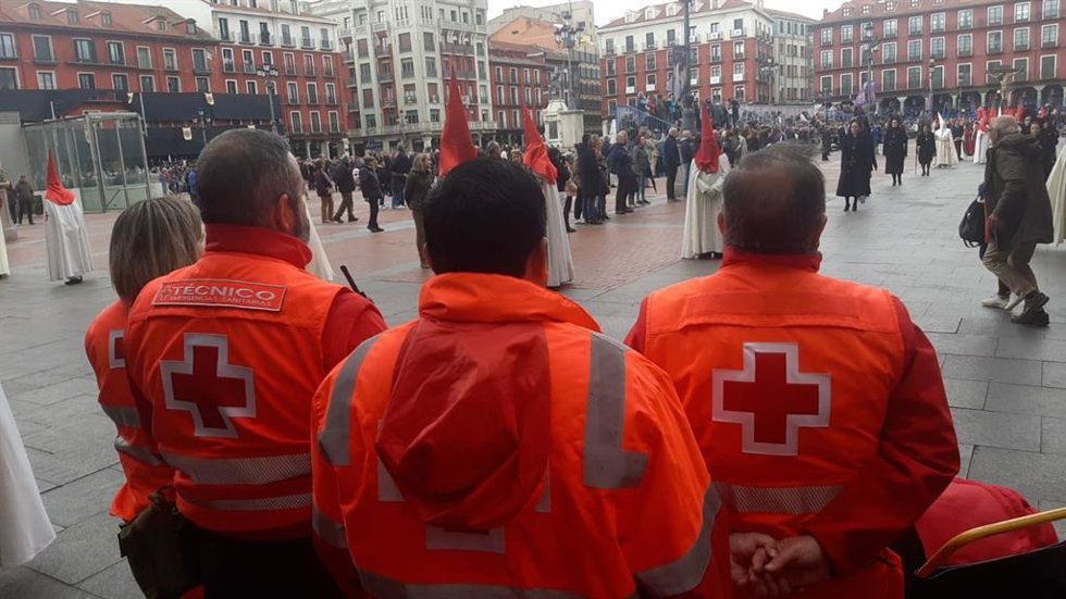 Cruz Roja de Valladolid pone en marcha un dispositivo preventivo durante Semana Santa .