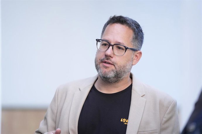El portavoz del grupo parlamentario, mixto adelanta Andalucia, José Ignacio, García, durante la ruedas de prensa en el Parlamento de Andalucía, a 24 de marzo de 2026 en Sevilla (Foto de archivo).
