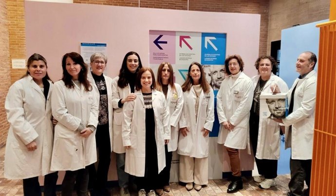 Parte del equipo del Programa de Detección Precoz de Cáncer Colorrectal del ISPLN