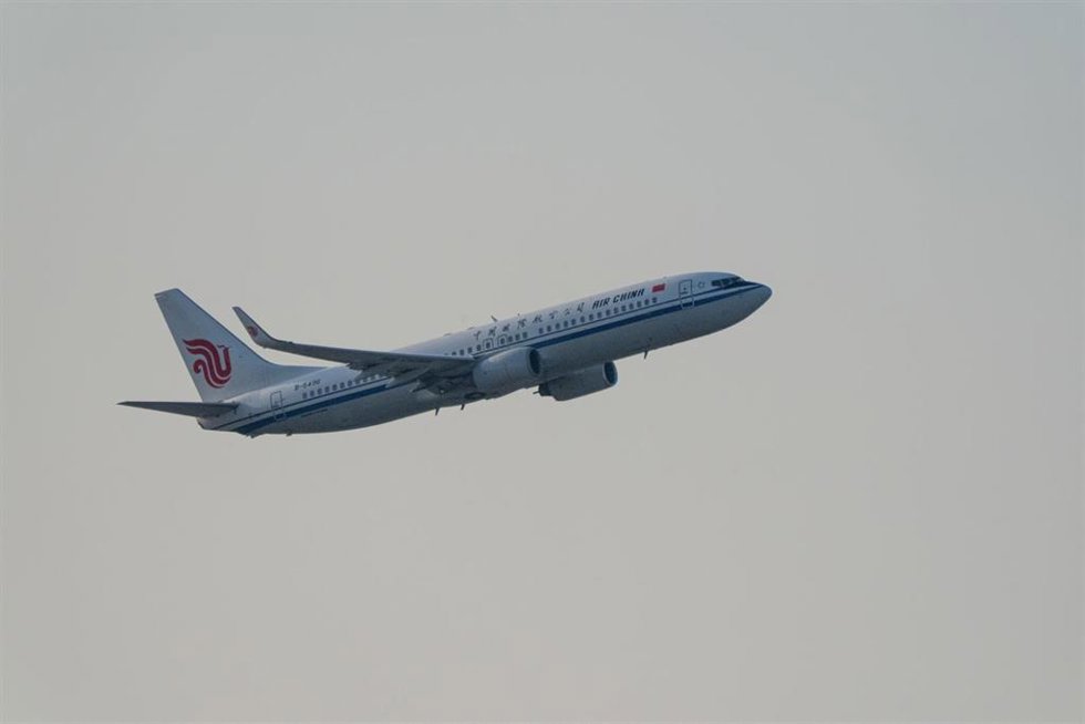 Imagen de un avión de Air China.