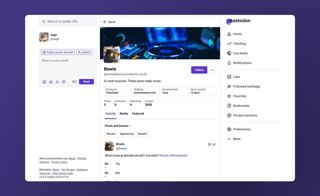 Actualización del perfil de los usuarios de Mastodon.