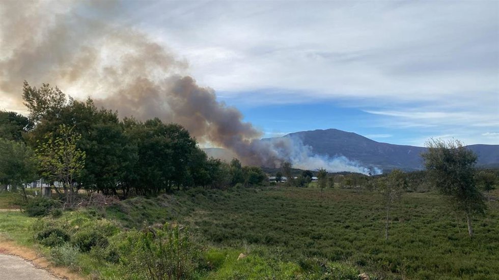 Incendio forestal.