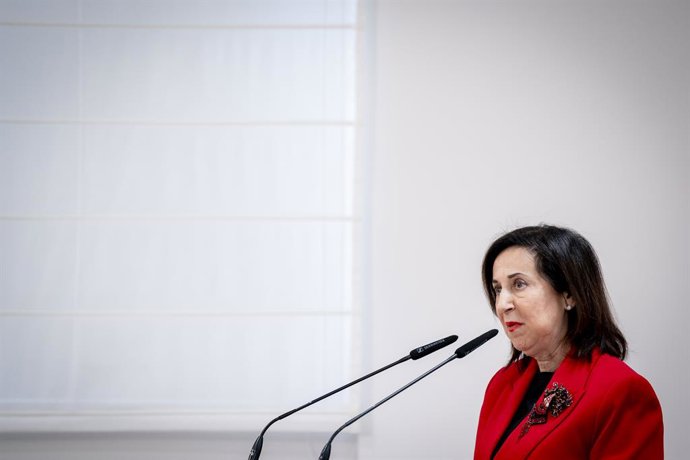 La ministra de Defensa, Margarita Robles, preside el acto de entrega del premio ‘Soldado Idoia Rodríguez’ 2026, a 19 de marzo de 2026, en Madrid (España). El galardón ‘Soldado Idoia Rodríguez, Mujer en las Fuerzas Armadas’ reconoce trayectorias que han im