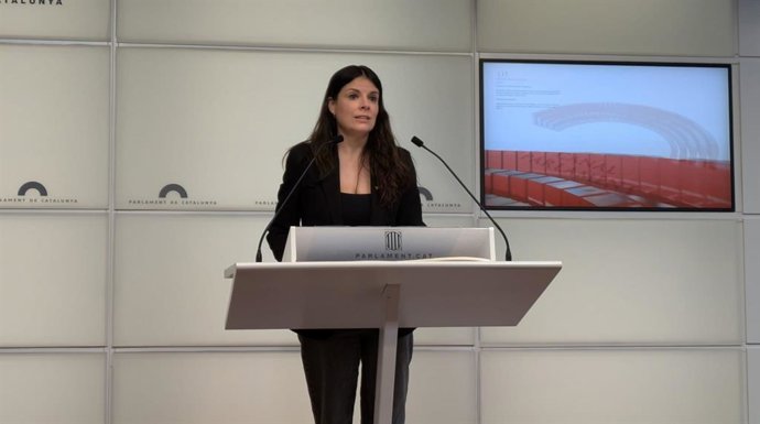 La presidenta de Junts en el Parlament, Mònica Sales