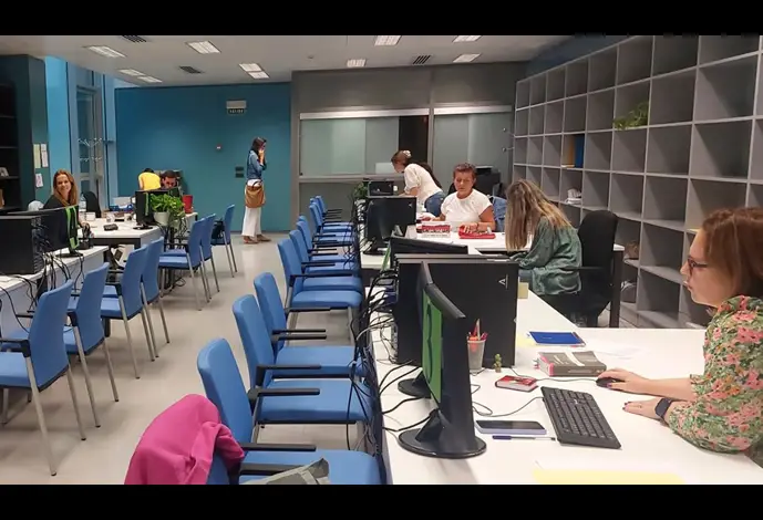 Imagen interior de un juzgado.