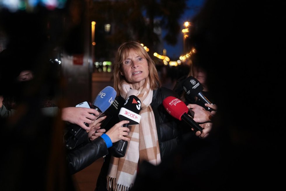 La viceprimera secretaria y portavoz del PSC, Lluïsa Moret.